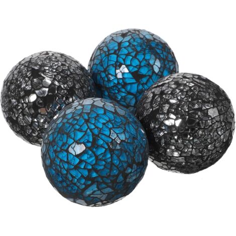 Pi ces Boules D coratives Verre Mosa que Sph res Rondes D