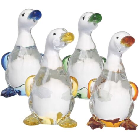 pi ces Figurine Cristal Canard D cor Sculpture Animali re