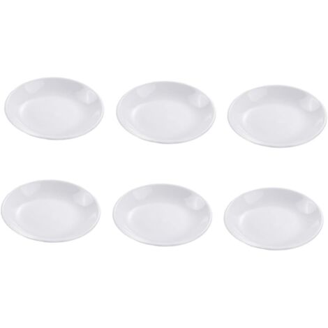 pi ces Lot de Assiettes C ramique Blanche pour Sauces et