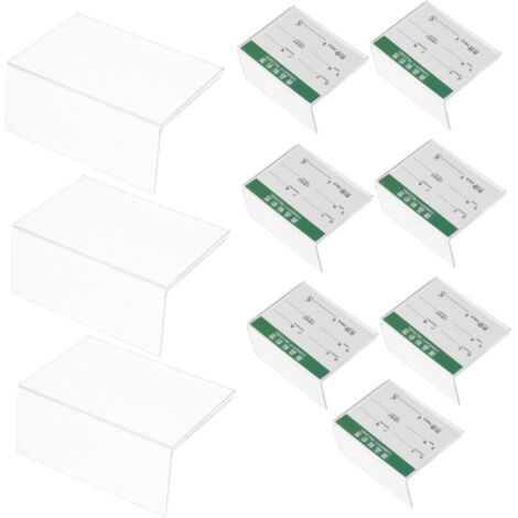 Pi ces Porte tiquette Transparent de Supports Autocollants