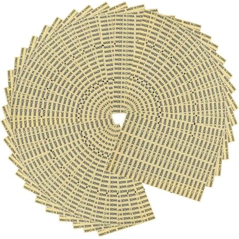 Pi ces tiquettes Autocollantes Origine Chine Import es De