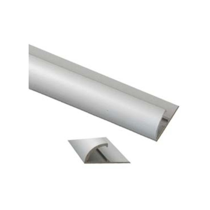 Image of Idroweb - Piaggia adesiva pavimento ferma passatoia in alluminio argento - cm.73x26 1 pezzi