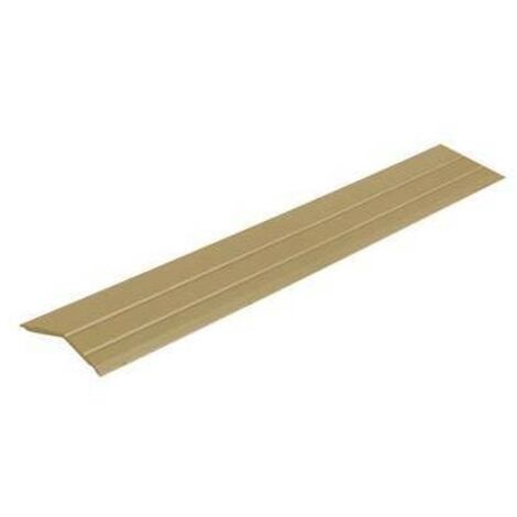 Piaggia con gradino adesive in alluminio ottonato - cm.93x3,2