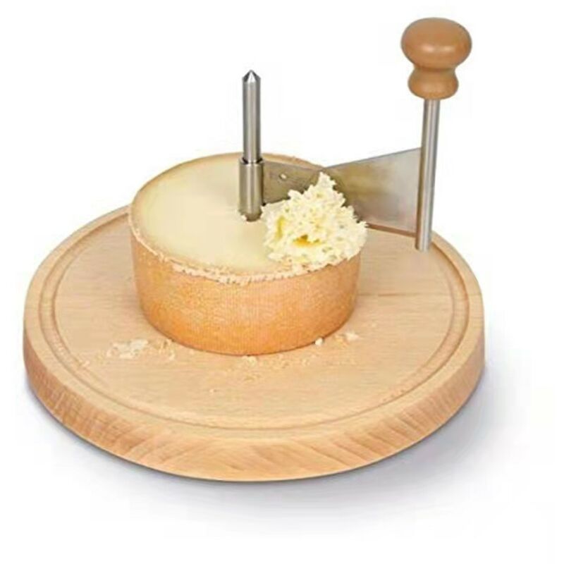 Image of Fortuneville - Pialla a disco Affettatrice per formaggio Pialla rotativa manuale Raschietto per scaglie di cioccolato