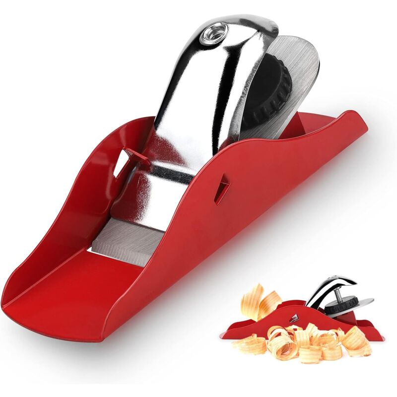 Image of Gotrays - Pialla a mano singola da 4 pezzi, pialla a mano da falegname, utensili per la lavorazione del legno, mini pialla a mano per legno, pialla