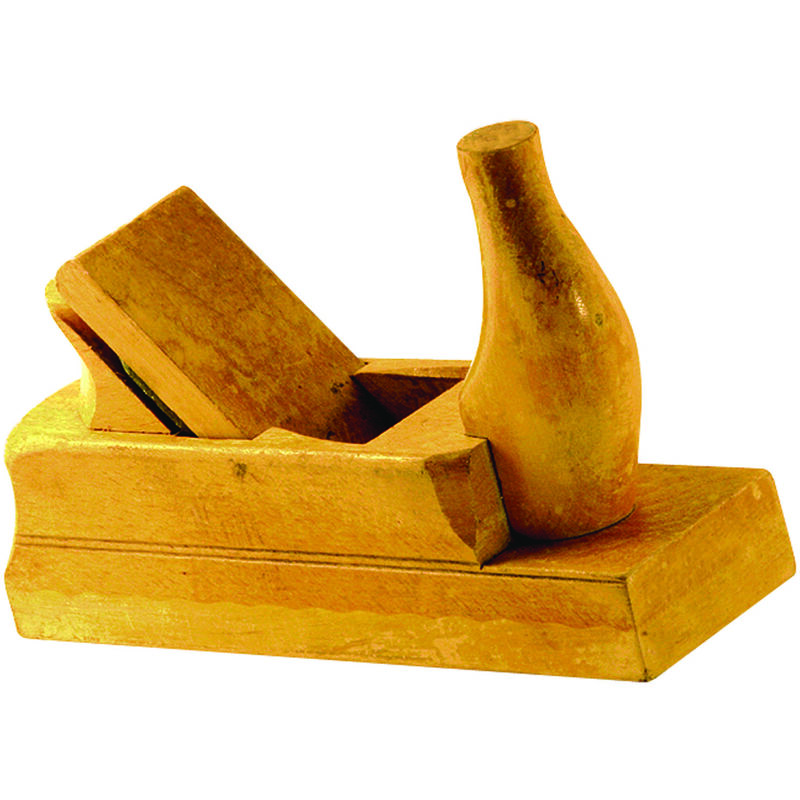 Image of Pialla pialletto in legno con impugnatura a corno e lama in acciaio Brixo