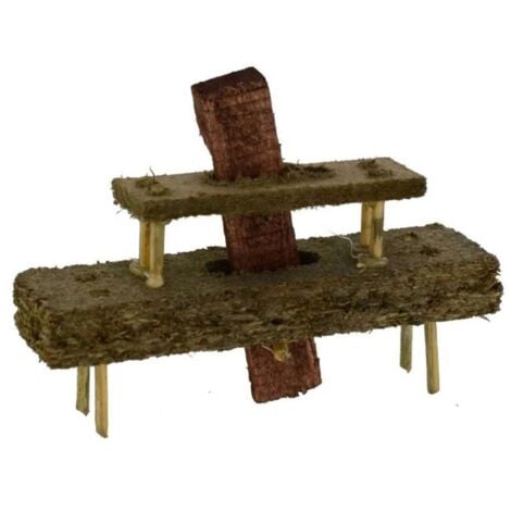 Pialla in legno per mestieri del presepe in miniatura 8 cm