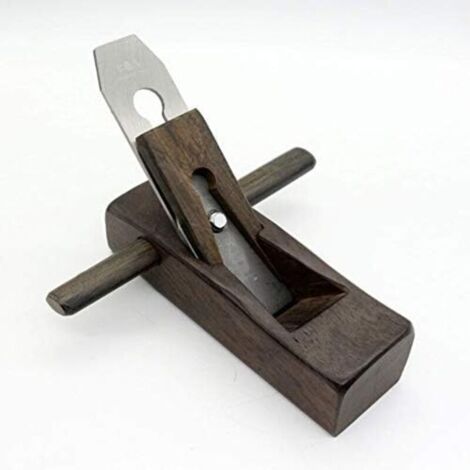 Pialla manuale CSPARTV, mini pialla per legno, utensile manuale a fondo piatto, pialla per legno di ebano, pialla da carpentiere con manico per piallatura del legno