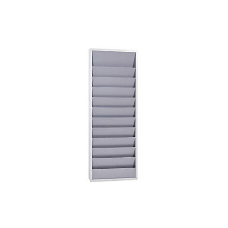 Pianificatore da officina A1278xL554xF74mm grigio 2 righe