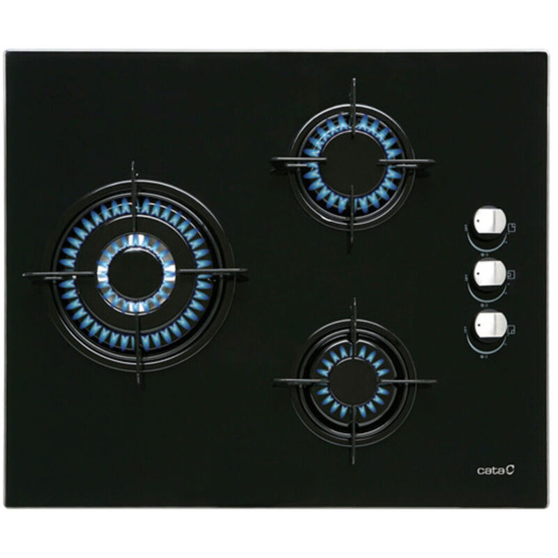 Piano cottura a Gas Cata CIB 6021 BK 60 cm 8100 W