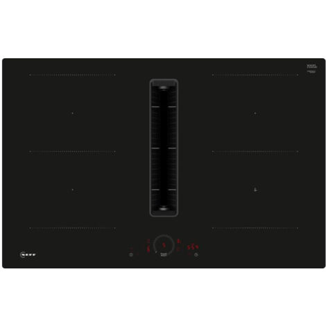 Piano cottura a incasso Neff V58NHQ4L0, 80 cm, Nero, Touch Control frontale