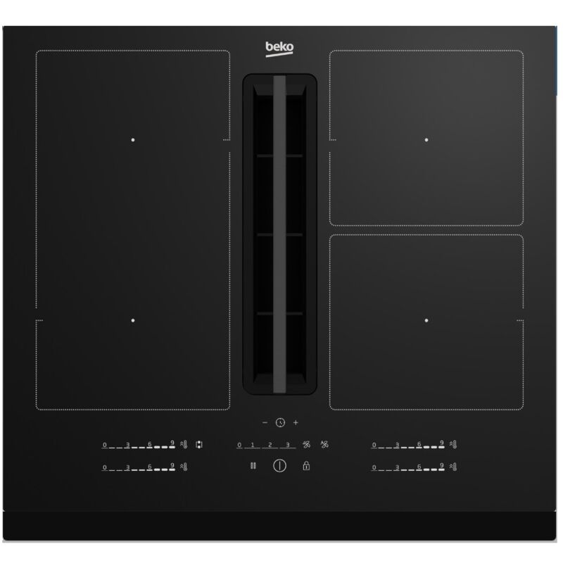 Piano cottura a induzione a induzione 60cm 4 fuochi 7400w - HIXI64700UF1 Beko