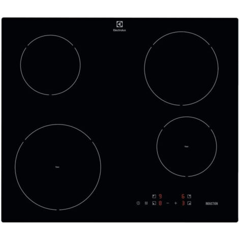 Piano Cottura a Induzione Electrolux Serie 300 LIB60420CK da Incasso, 59 cm, 4 Zone di Cottura, Nero