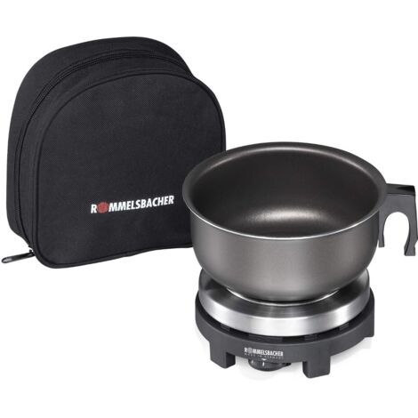 Piano Cottura da Tavolo Nero Rommelsbacher RK 501/S, Elettrodomestico da Cucina Multifunzionale
