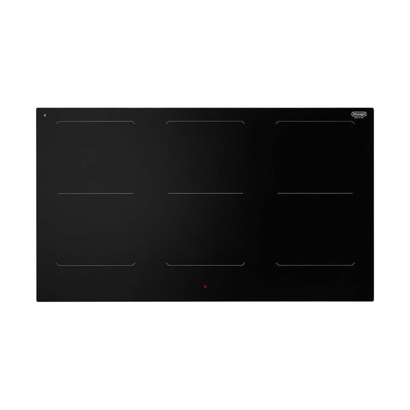 Image of DeLonghi SLI 906 Piano Cottura ad Induzione Vetroceramica 6 Zone di cui 3 Zone Full Bridge Touch Control Funzione chef cook e Melting Automatic easy