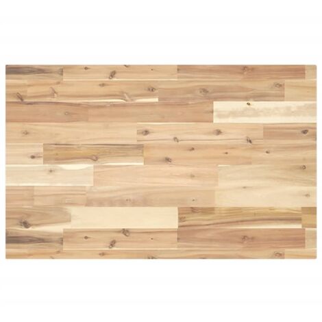 Piano da Bagno Non Trattato 140x50x4cm Legno Massello di Acacia vidaXL