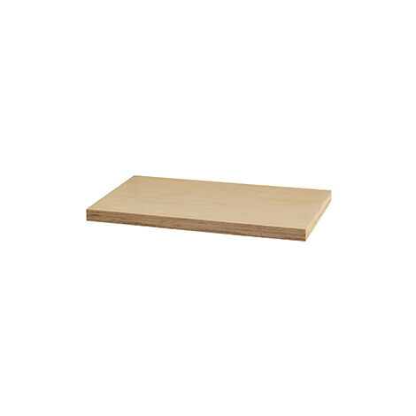 Piano di lavoro in legno 680x460x35 mm per arredamento modulare Fervi a007/19