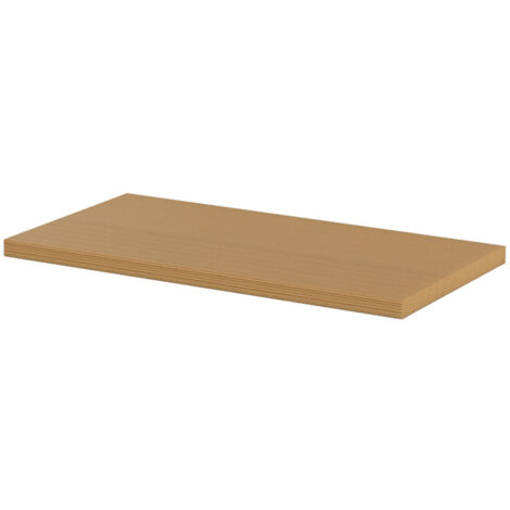 Piano di lavoro in legno SOGI ARR-TOP-680-L per arredo officina - per sistema modulare ARR-OFF�- 680x465x35 mm