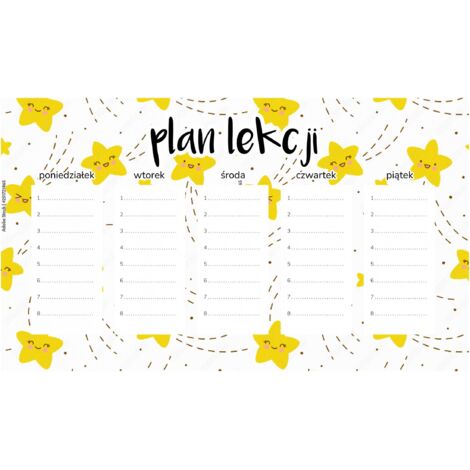 Piano di lezione magnetico per bambini: stelle volanti 30x17,5 cm