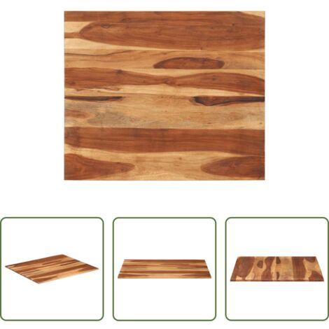 Piano in legno -  Piano Tavolo in Legno Massello di Acacia 15-16 mm 70x80 cm