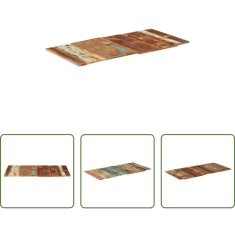 Piano in legno -  Piano Tavolo Rettangolare 60x120 cm 15-16 mm Legno di Recupero