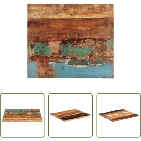 Piano in legno -  Piano Tavolo Rettangolare 60x70 cm 25-27 mm Legno di Recupero