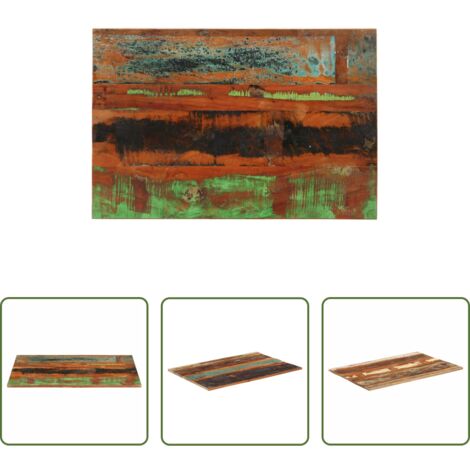 Piano in legno -  Piano Tavolo Rettangolare 60x90 cm 15-16 mm Legno di Recupero