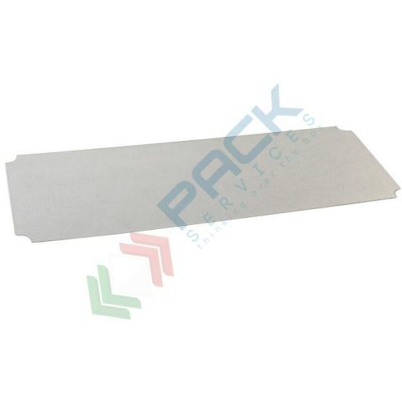 Archimede Scaffale Metallico Copri Piano In Policarbonato Cm 20 X 4...