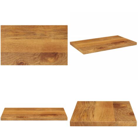Piano per Tavolo 50x20x3,8 cm Rettangolare Legno Massello Mango - Tavolo in legno - Piano in legno mango