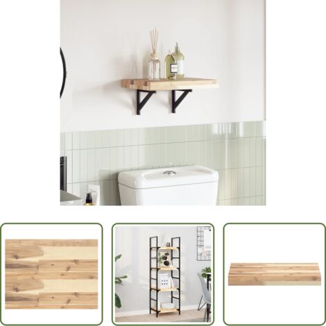 Piano per tavolo -  Piano per Tavolo 50x30x4cm Rettangolare Legno Massello Acacia