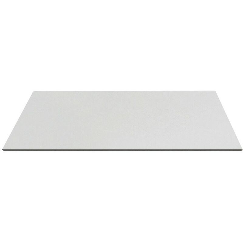 Spazio Casa - Piano Quadrato per Tavolo in hpl Bianco 10 mm Dimensione Tavoli: 80 x 80