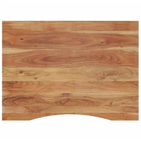 Piano Scrivania 110x80x2,5cm Rettangolare Legno Massello Acacia vidaXL
