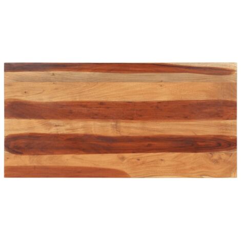 Piano Tavolo in Legno Massello di Sheesham 15-16 mm 60x120 cm