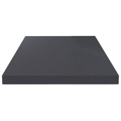 Piano tavolo quadrato truciolare antracite satinato 80x80x3.8H