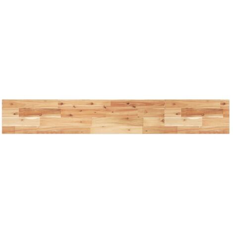 Piano Tavolo Rettangolare 120x20x2 cm Legno Massello di Acacia vidaXL
