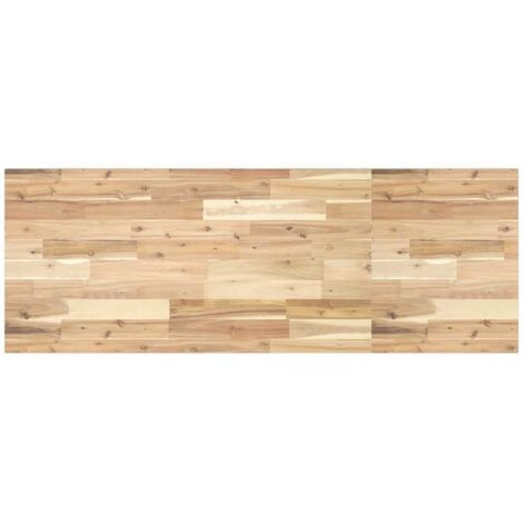 Piano Tavolo Rettangolare 160x50x2cm Legno Massello di Acacia vidaXL