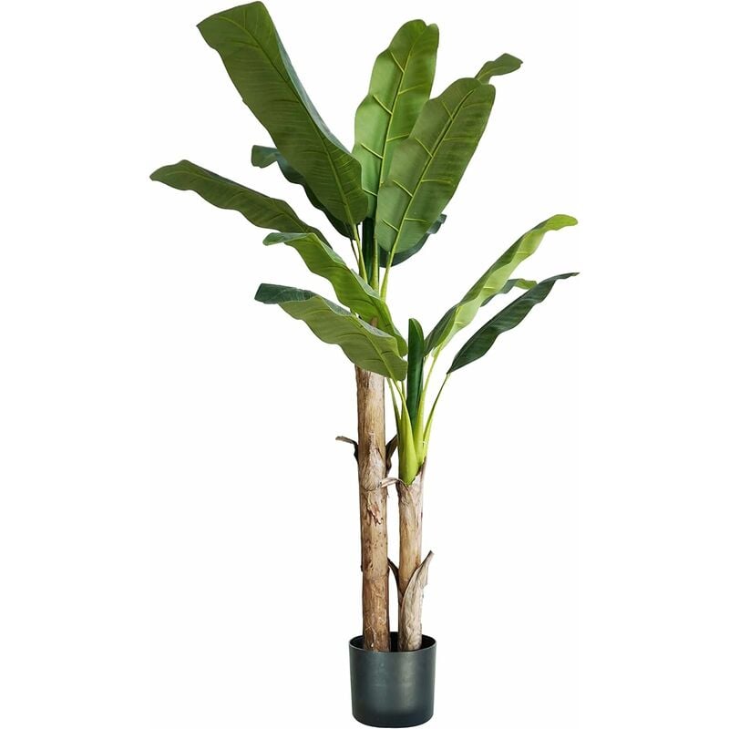 King Home - plantes de bananier h. 170 cm 17 feuilles