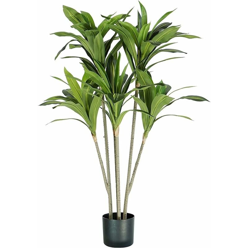 King Home - dracaena plant h. 130 cm 88 feuilles