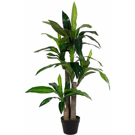 Pianta Artificiale decorativa da interno ed esterno "Dracanea" con vaso h 110