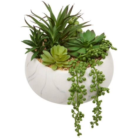 Pianta artificiale in vaso jesy 21x18cm - Atmosphera créateur d'intérieur