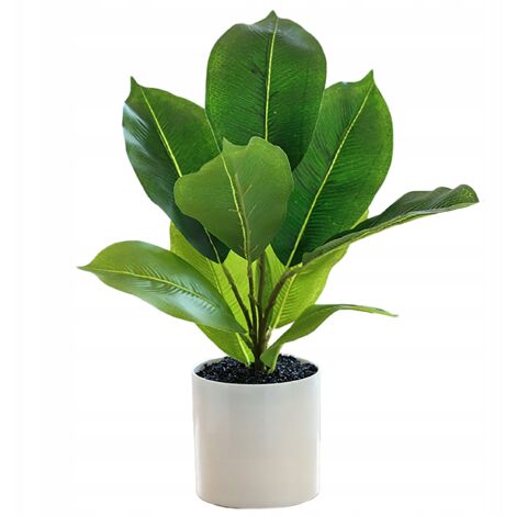 Pianta artificiale in vaso realistico 34 cm Ficus Fig Decoration