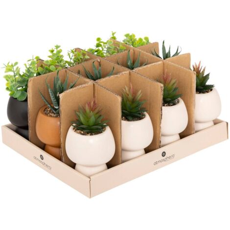 Pianta artificiale Livy Vaso in ceramica H17cm
