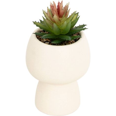 Pianta artificiale livy vaso in ceramica h17cm - Atmosphera créateur d'intérieur