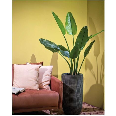 Pianta artificiale Strelitzia in vaso