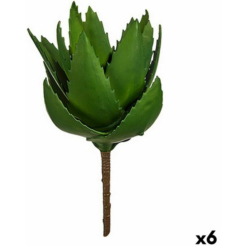 Image of Pianta Decorativa Aloe Vera 13 x 24,5 x 14 cm Verde Plastica (6 Unità)