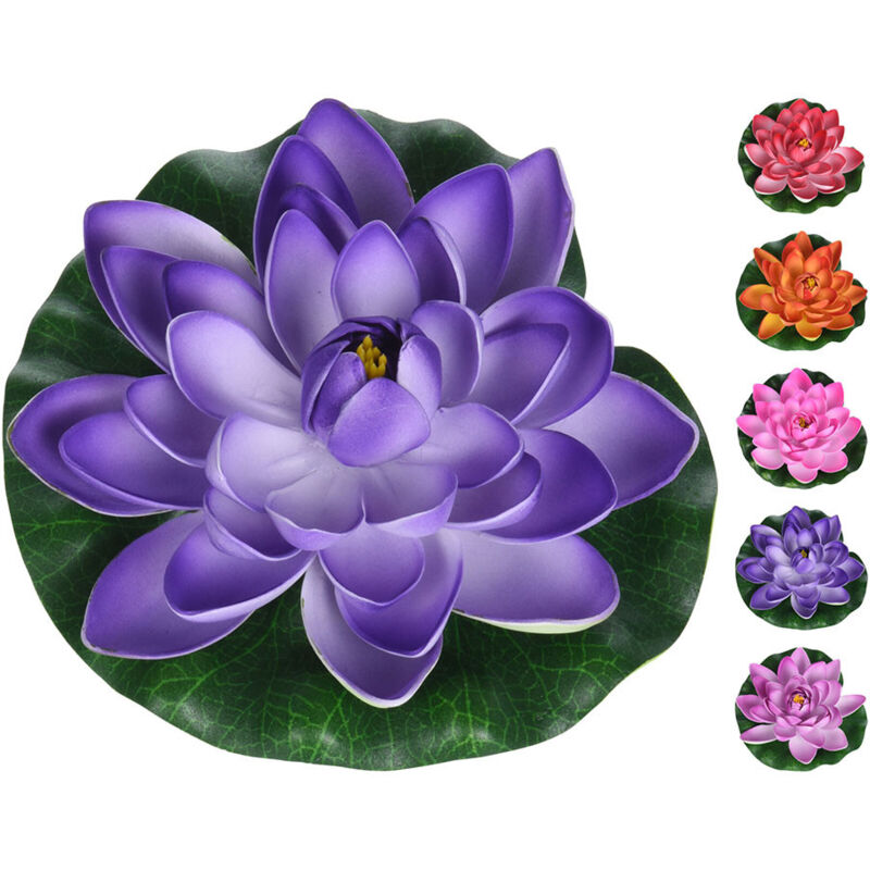 Lotus Flower Artificial (Water Float) - Multicolor - Ø18x6,5cm