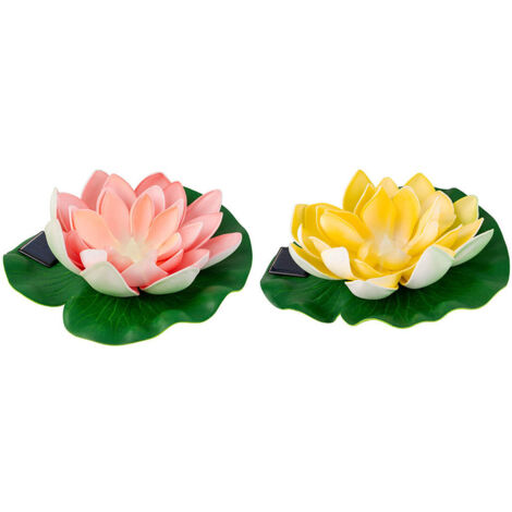 Pianta Decorativa Lifetime ø 17,5 x 6 cm Plastica Loto Organica Fiore