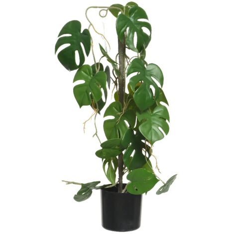 PIANTA MONSTERA ARTIFICIALE CON VASO 31X20X63,5H CM