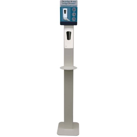 PIANTANA COLONNA PORTA DISPENSER AUTOMATICO E MANUALE BASIC SIMPLE 29X34X145Hcm
