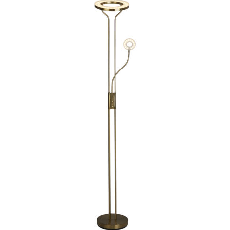 Piantana Contemporanea Mother Child Acciaio Policarbonato Led 25,5W 3000K